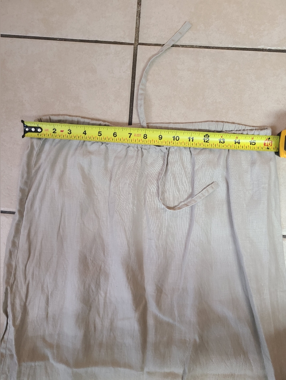 Y2k J.Crew Beige Linen Skirt Size M - Picture 7 of 7